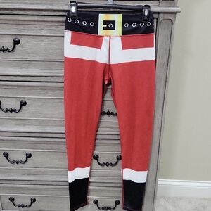 Festive Red Santa Leggings